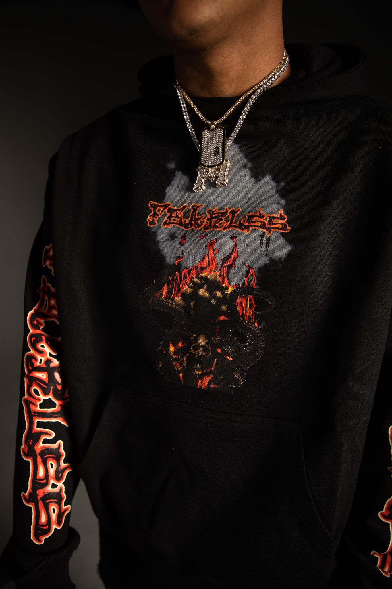 BLACK HELL HOODIE