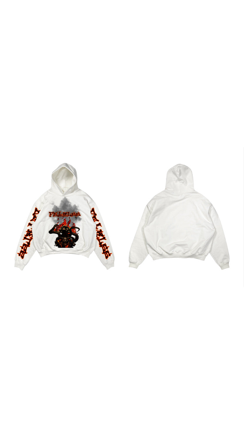 Fearlss cream hoodie